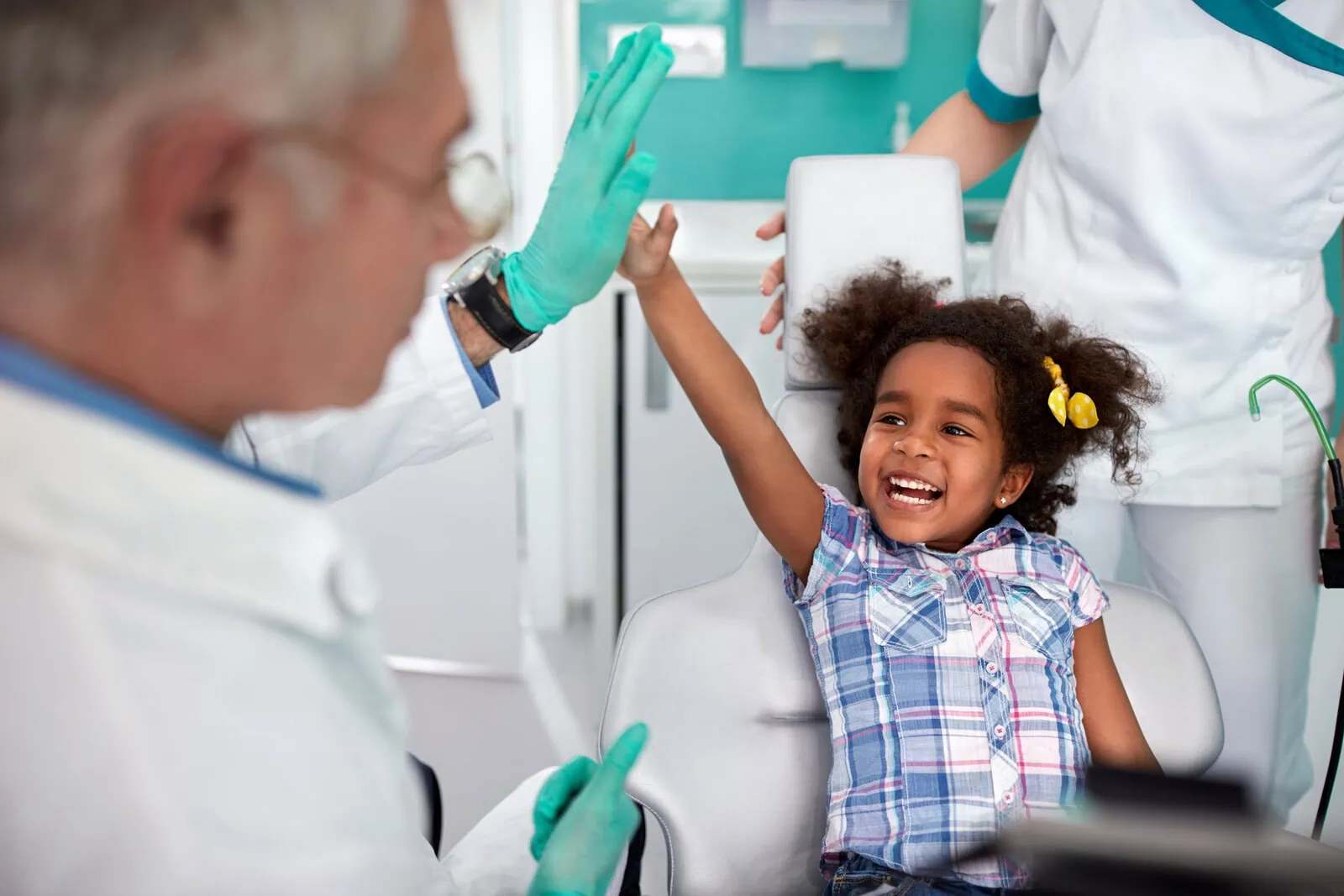 Oral hygiene instruction at Glassell Dental in Orange, CA
